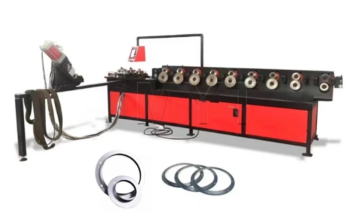 Mesin Pembentuk Flensa Bulat Saluran HVAC / Lini Produksi Flensa Baja Sudut Bulat